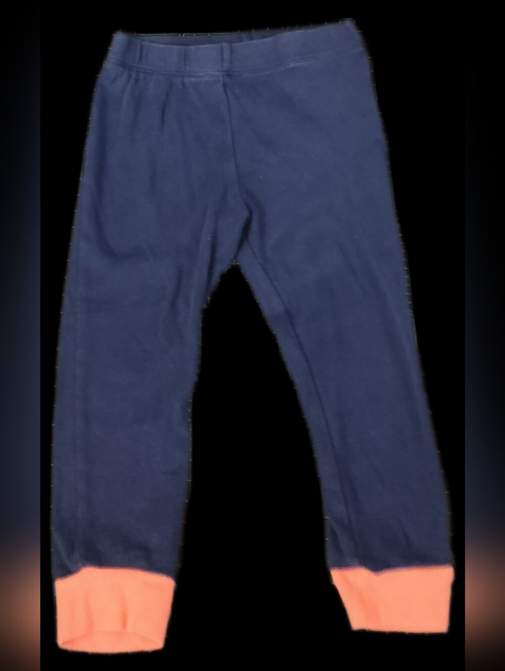 #KC136 Joe Fresh Navy and Coral Kids Leggings